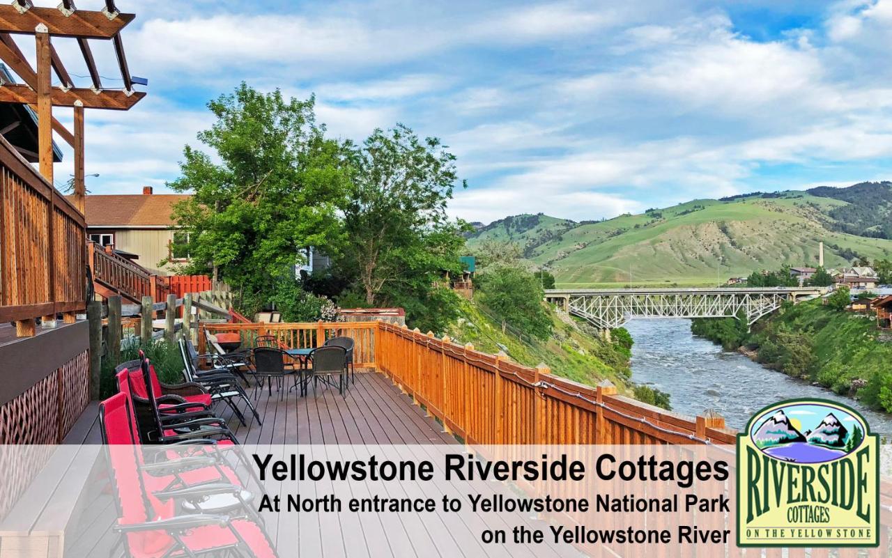 Yellowstone Riverside Cottages Gardiner Dış mekan fotoğraf